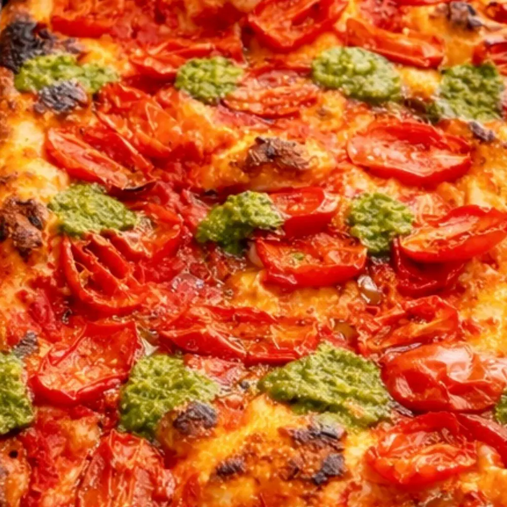 Pizza Pesto & Tomaticos