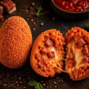 Supplì Amatriciana de Bacon Angus
