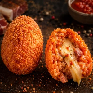 Supplì Amatriciana de Guanciale